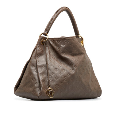 Artsy leather handbag Louis Vuitton Purple in Leather - 35560933