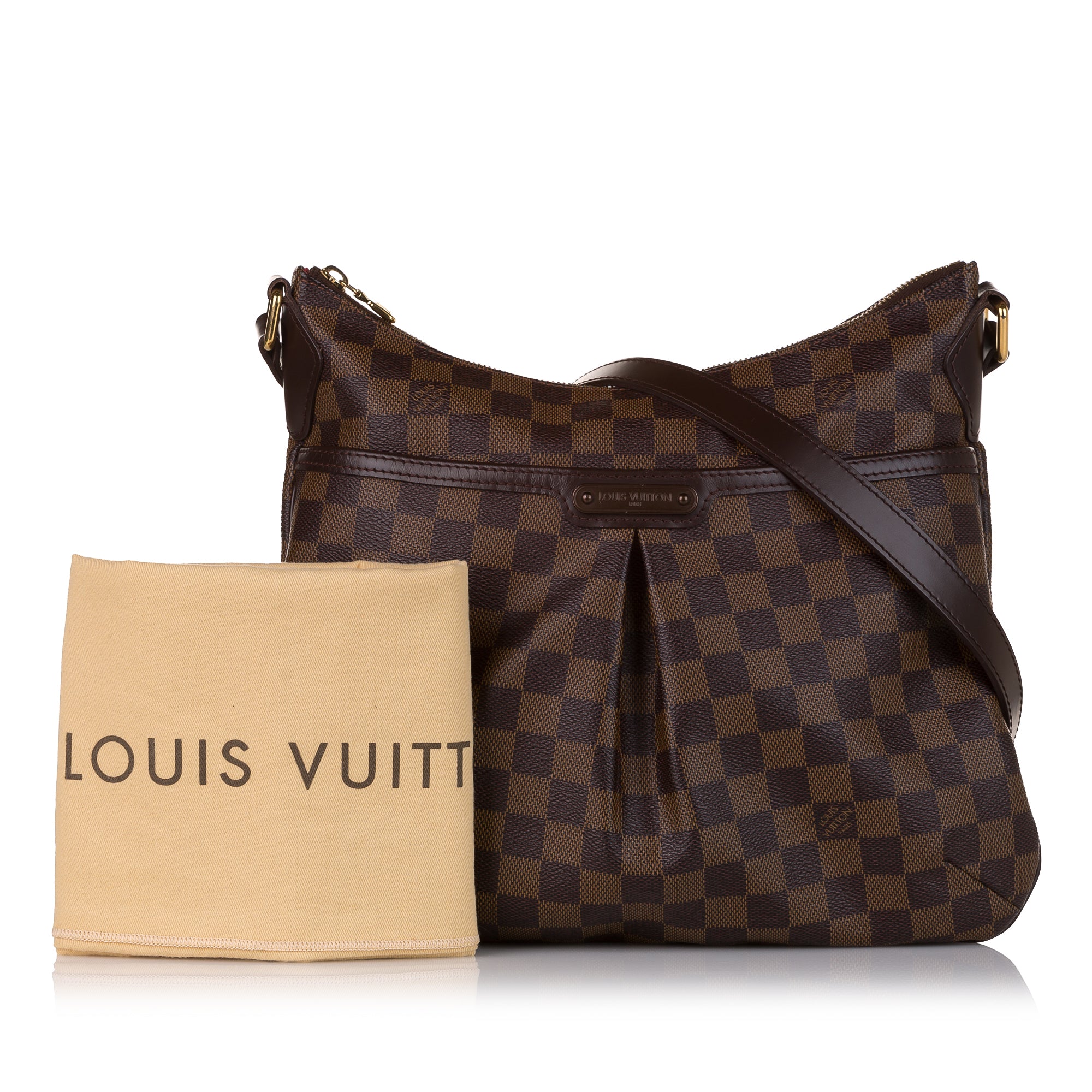 LOUIS VUITTON Damier Ebene Hampstead PM Shoulder Bag-US