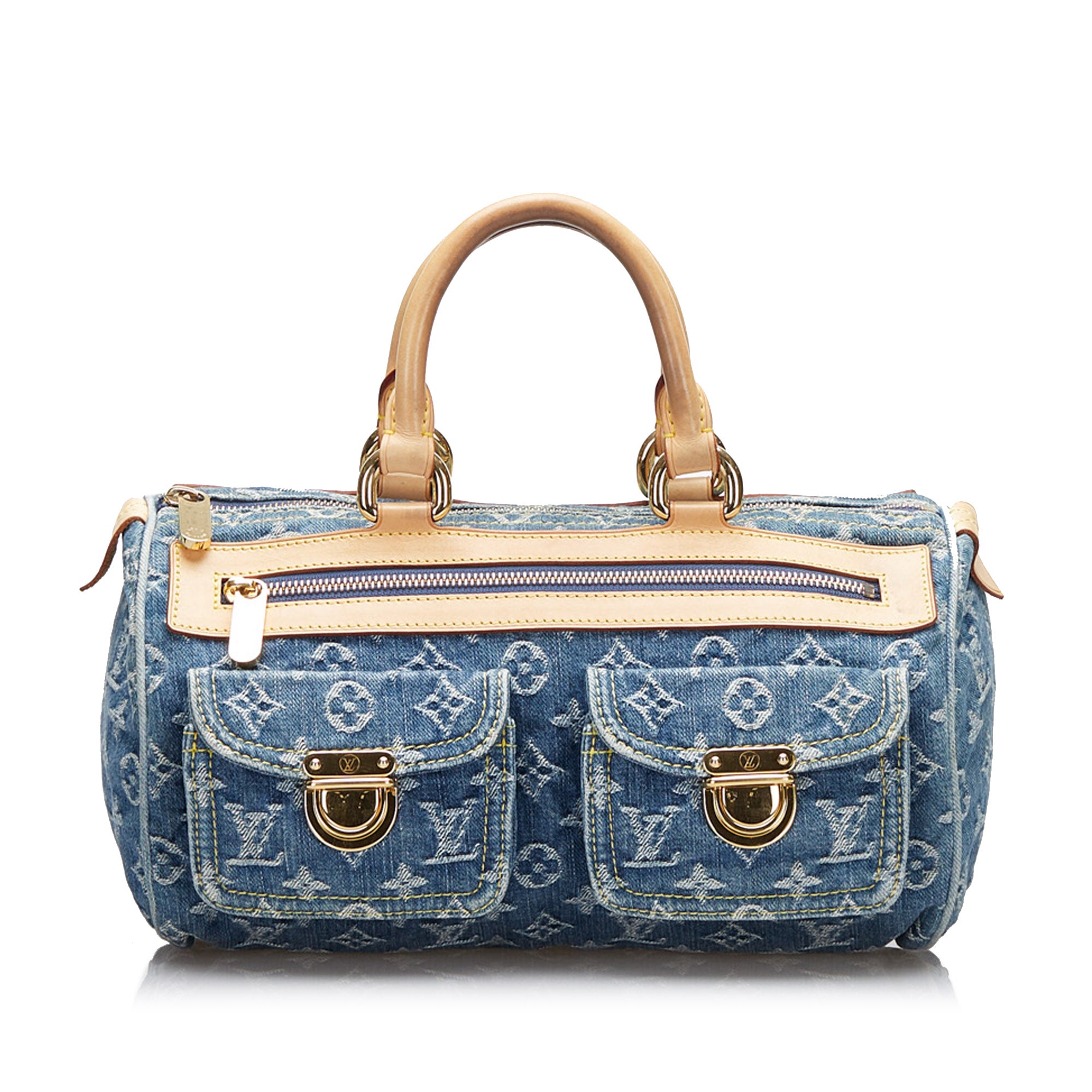 LOUIS VUITTON BLUE MONOGRAM NEO SPEEDY BAG