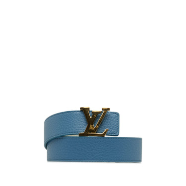 Black Louis Vuitton LV Initiales Leather Belt – Designer Revival