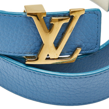 Louis Vuitton Black Damier Inifini Leather Boston Reversible Belt