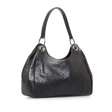 Blue Gucci Suede Square G Shoulder Bag – Designer Revival
