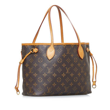 LOUIS VUITTON Neverfull Tote Bag Brown Check Zip Pocket Women's Paris  Limited