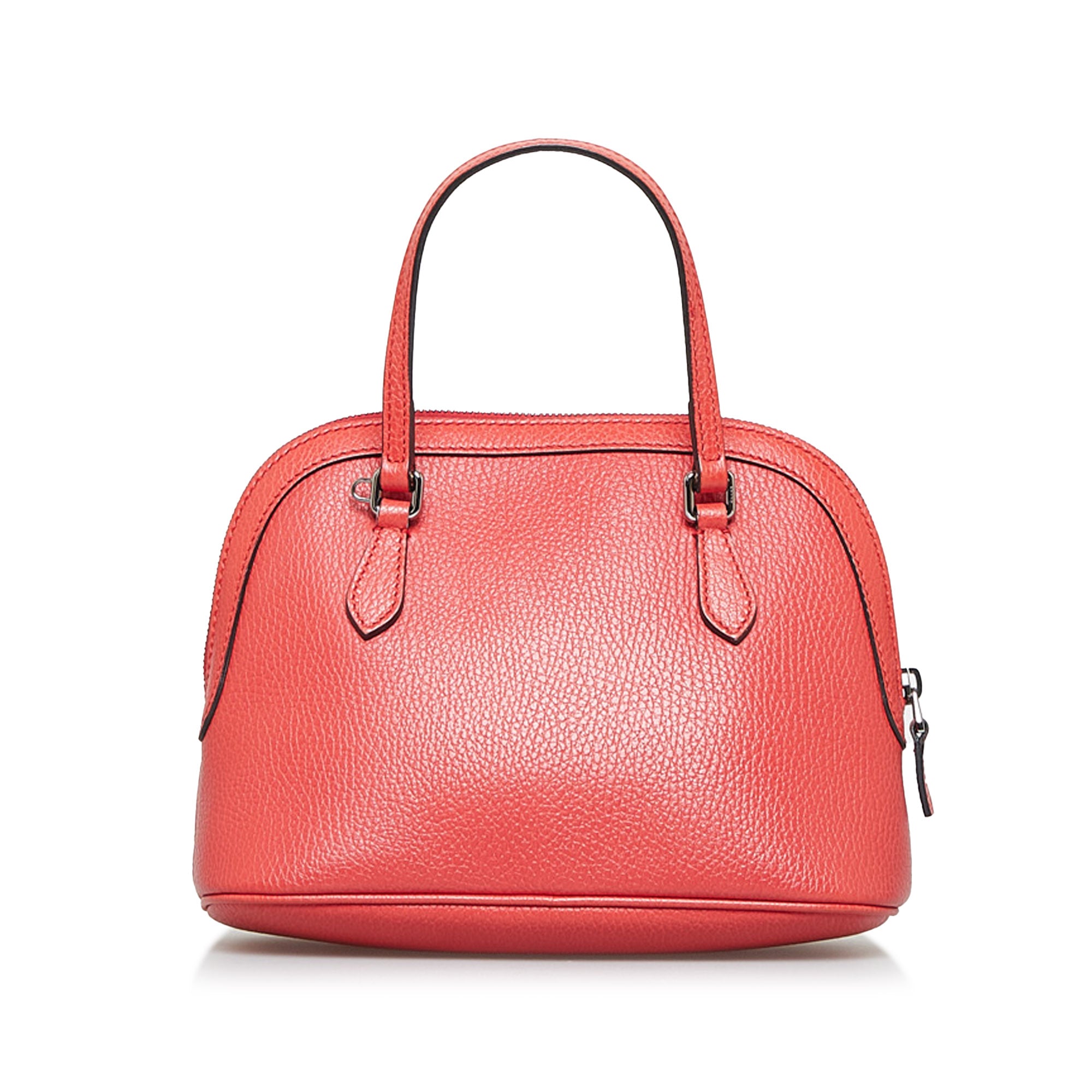 image of Red Gucci Mini Dome Satchel