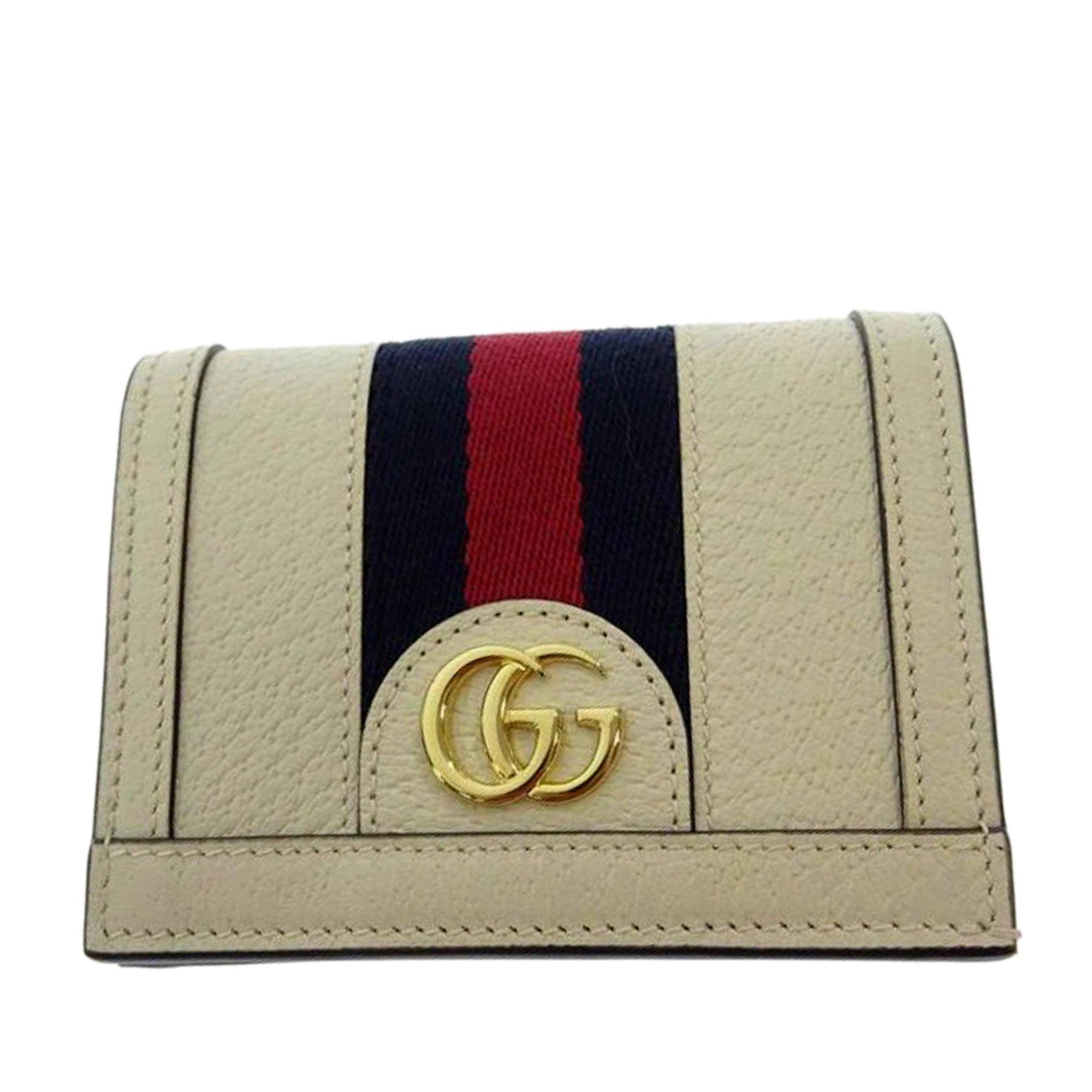 White Gucci GG Supreme Ophidia Compact Wallet – Designer Revival