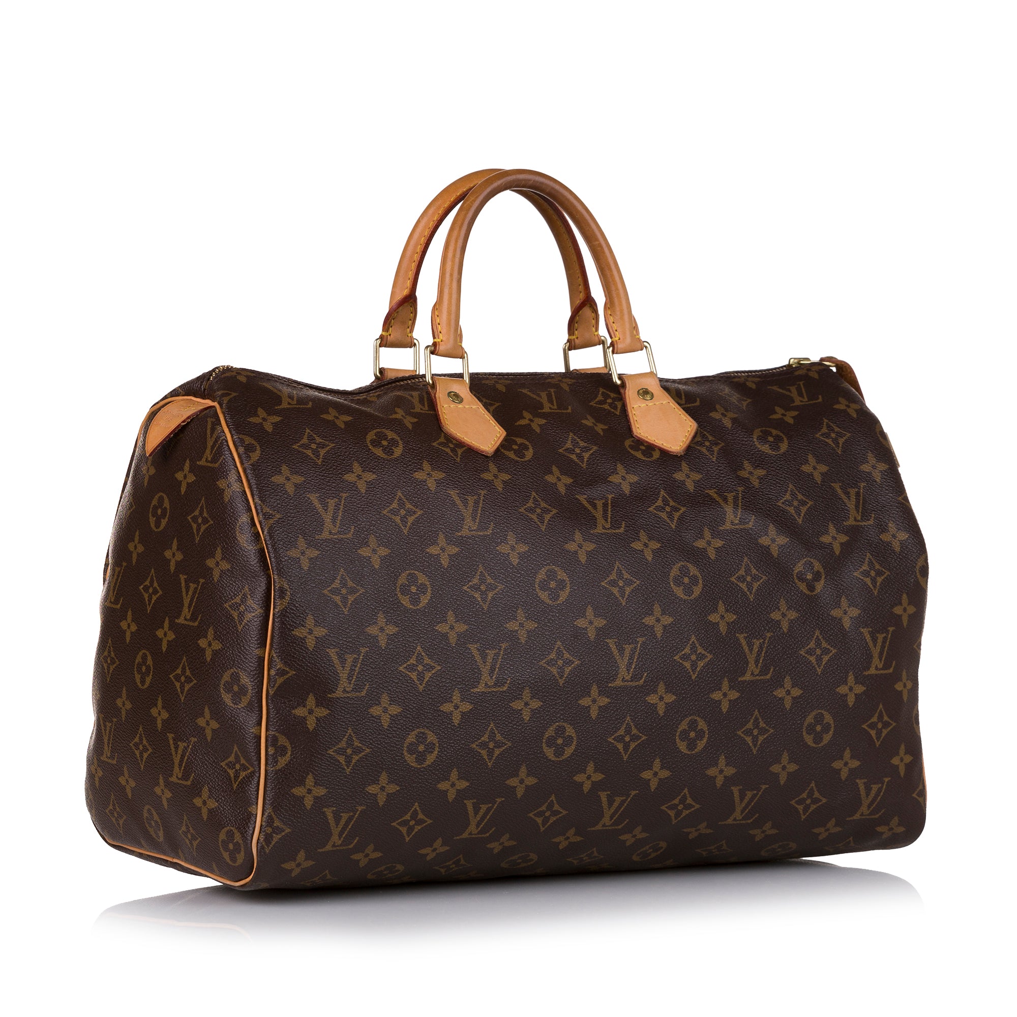 Brown Louis Vuitton Monogram Speedy 40 Bag – Designer Revival