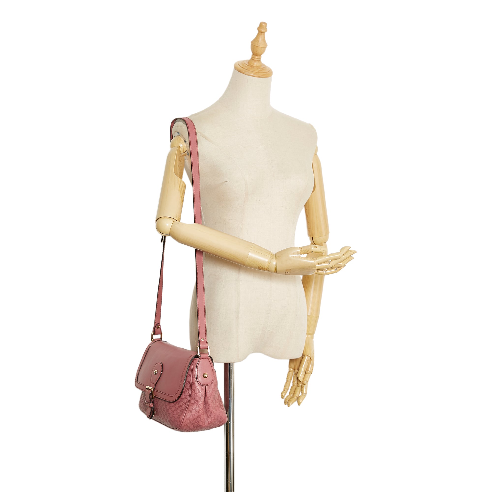 Pink Gucci Microguccissima Crossbody Bag – Designer Revival