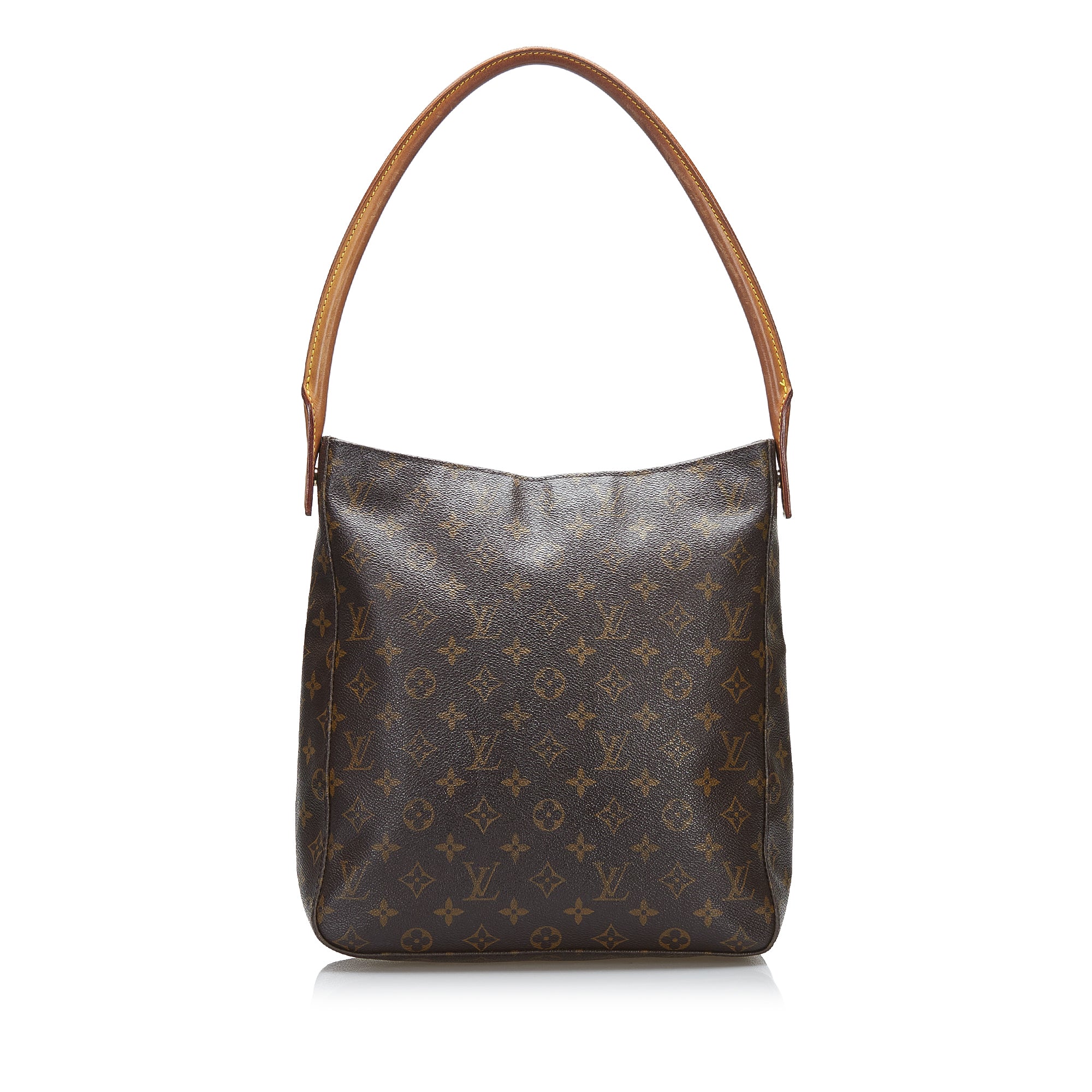 Authenticated Louis Vuitton Damier Ebene Portobello GM Brown Canvas  Shoulder Bag