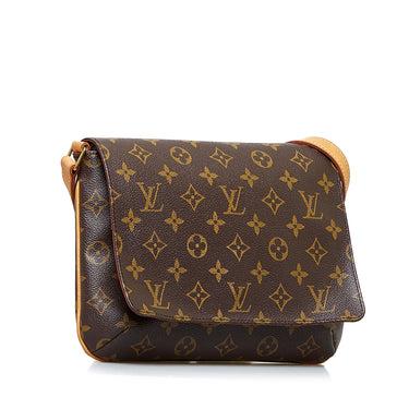 LOUIS VUITTON Musette Tango Monogram Canvas Short Strap Shoulder Bag B