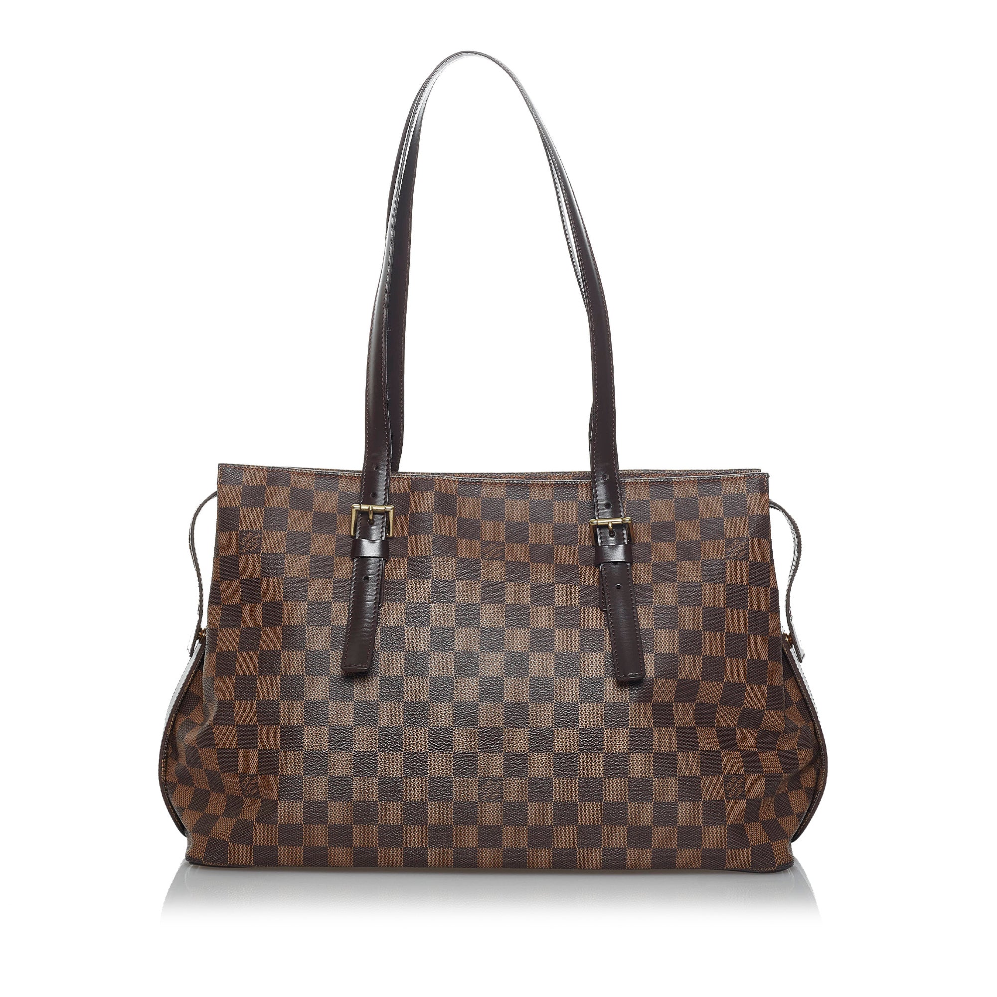 RvceShops Revival, Brown Louis Vuitton Damier Ebene Trevi PM Satchel