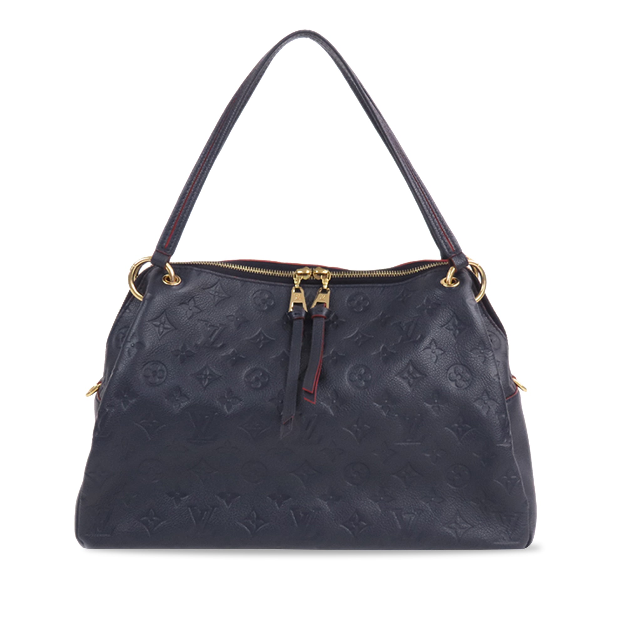 image of Blue Louis Vuitton Monogram Empreinte Ponthieu PM Satchel