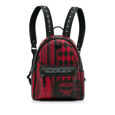 MCM Blue/Red Leather Backpack – RCR Luxury Boutique