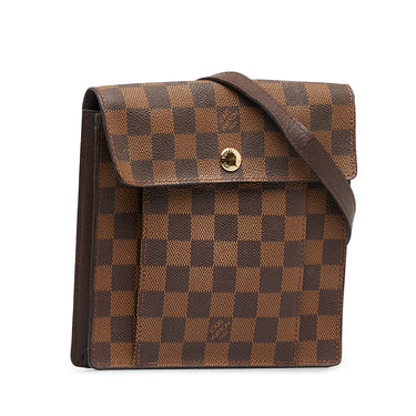 Brown Louis Vuitton Damier Ebene Verona GM Shoulder Bag – Designer