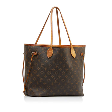 Louis Vuitton Classic Monogram Neverfull Tote Shoulder Bag