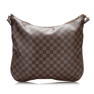 Brown Louis Vuitton Damier Ebene Bloomsbury GM Crossbody Bag