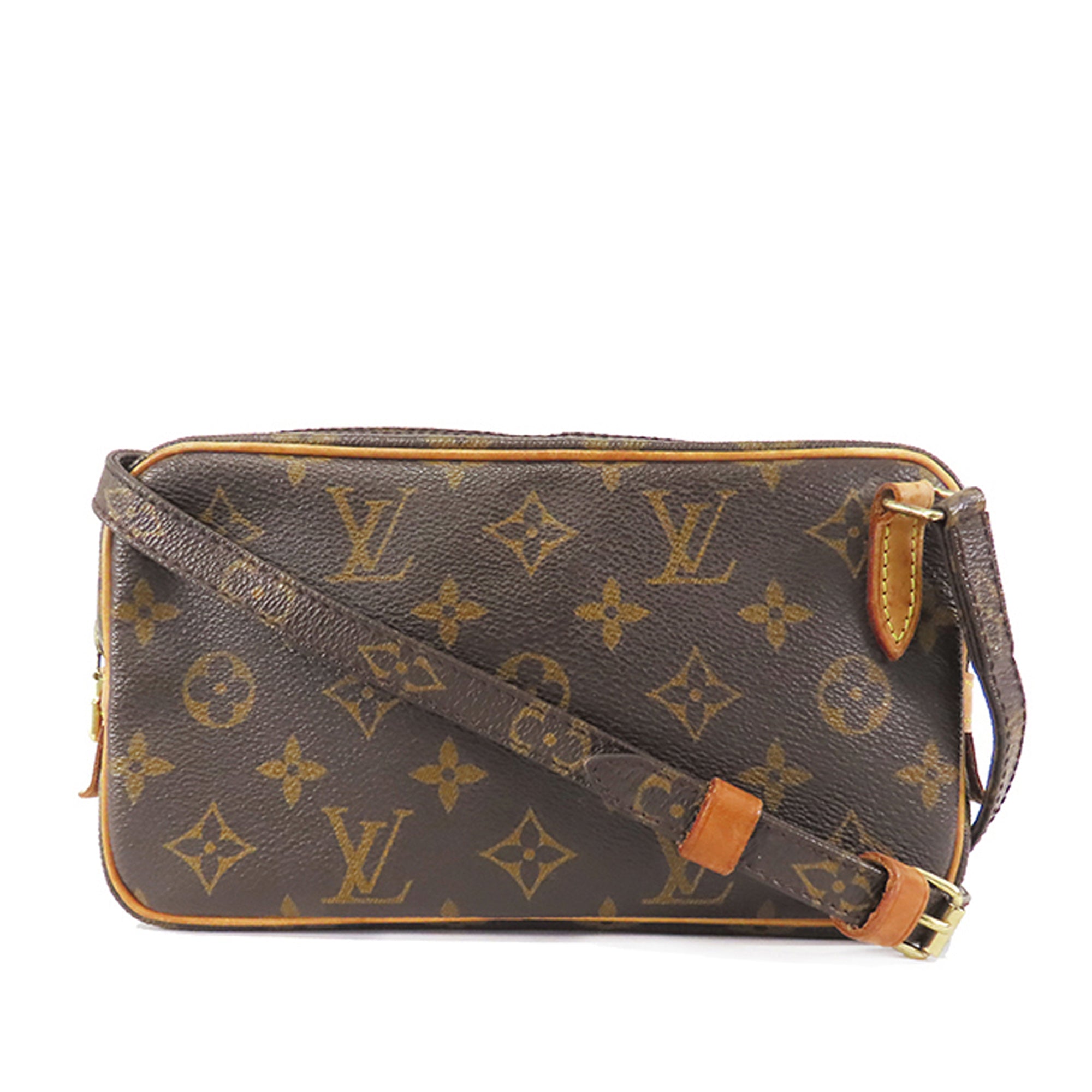 RvceShops Revival, Brown Louis Vuitton Monogram Pochette Marly Bandouliere  Crossbody Bag