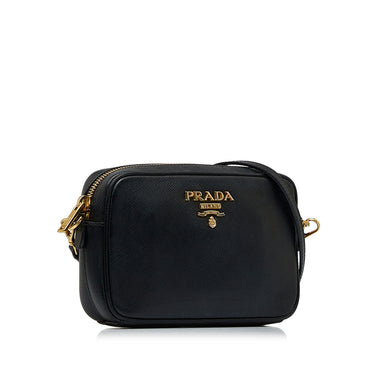 Prada Pink Saffiano Lux Leather Camera Crossbody Bag Prada