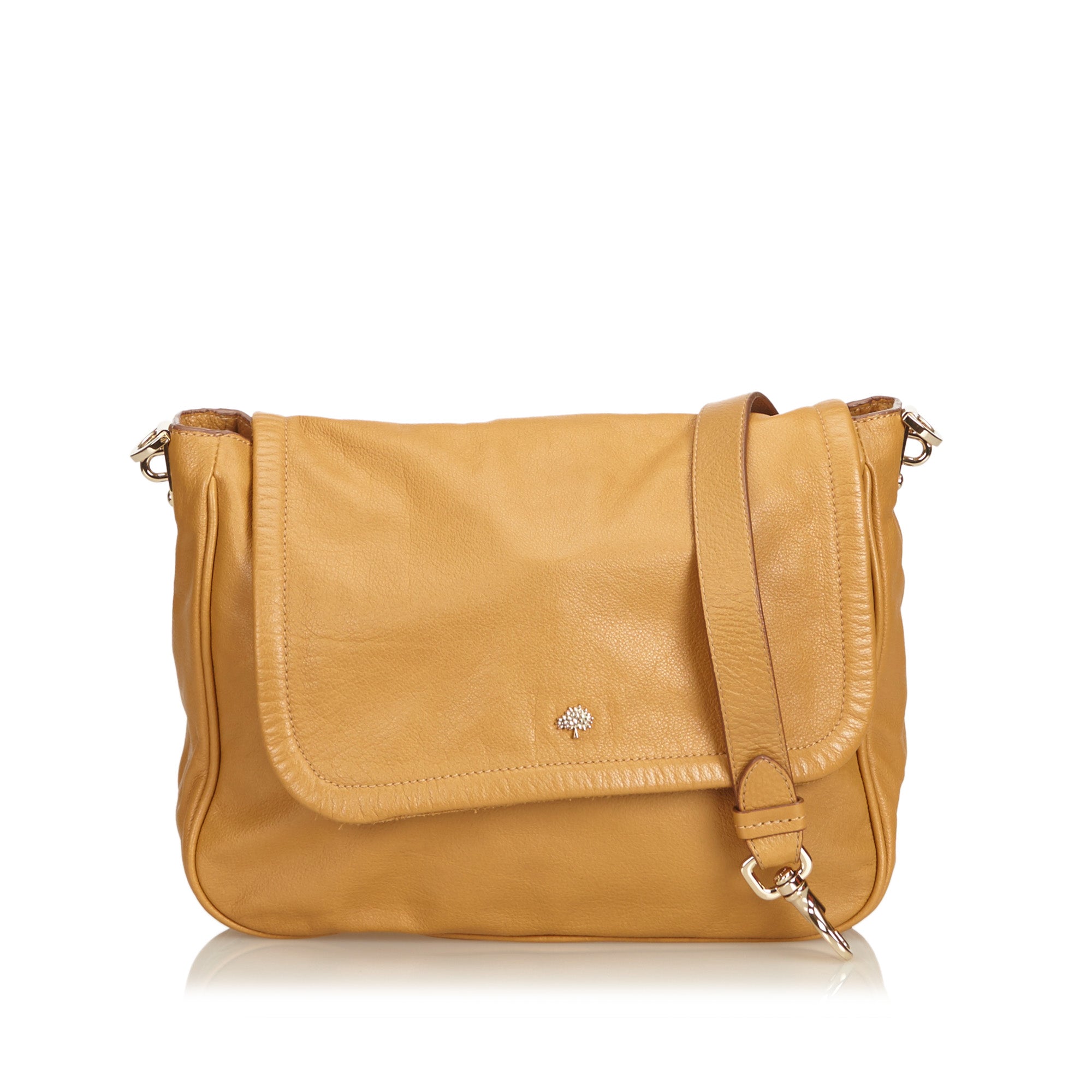 mulberry leather crossbody bag