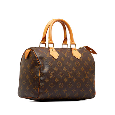 LOUIS VUITTON Totem Speedy 30 Monogram Canvas Satchel Bag Brown - 10%