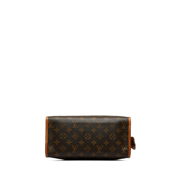 Louis Vuitton Recital Monogram Canvas Shoulder Bag Brown