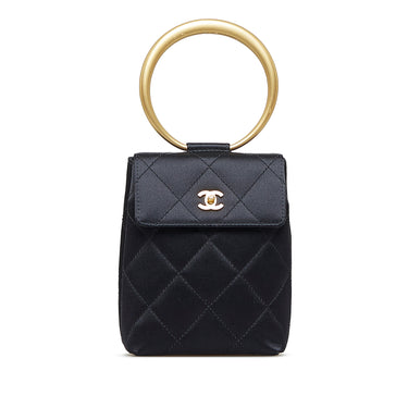 chanel tote bag leather black