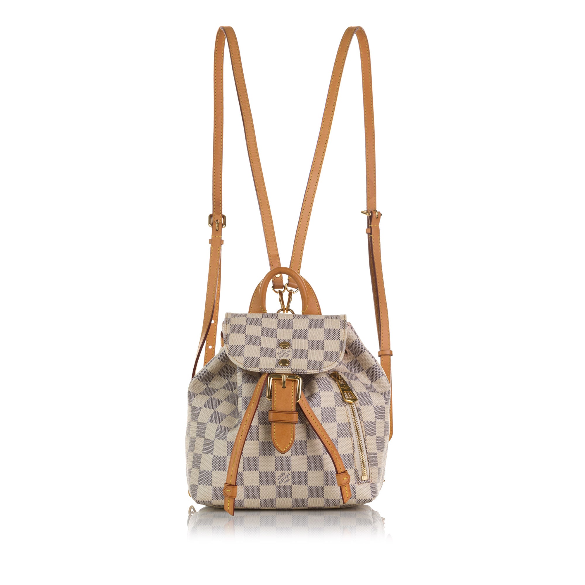 USED Louis Vuitton Damier Azur Canvas with Braided Handle NeoNoe BB Bag  AUTHENTI