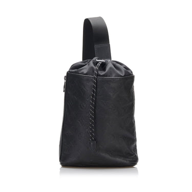 Louis Vuitton Cabas Light Drawstring Bag Flash Fragment Monogram Eclipse  Canvas Black 2246464