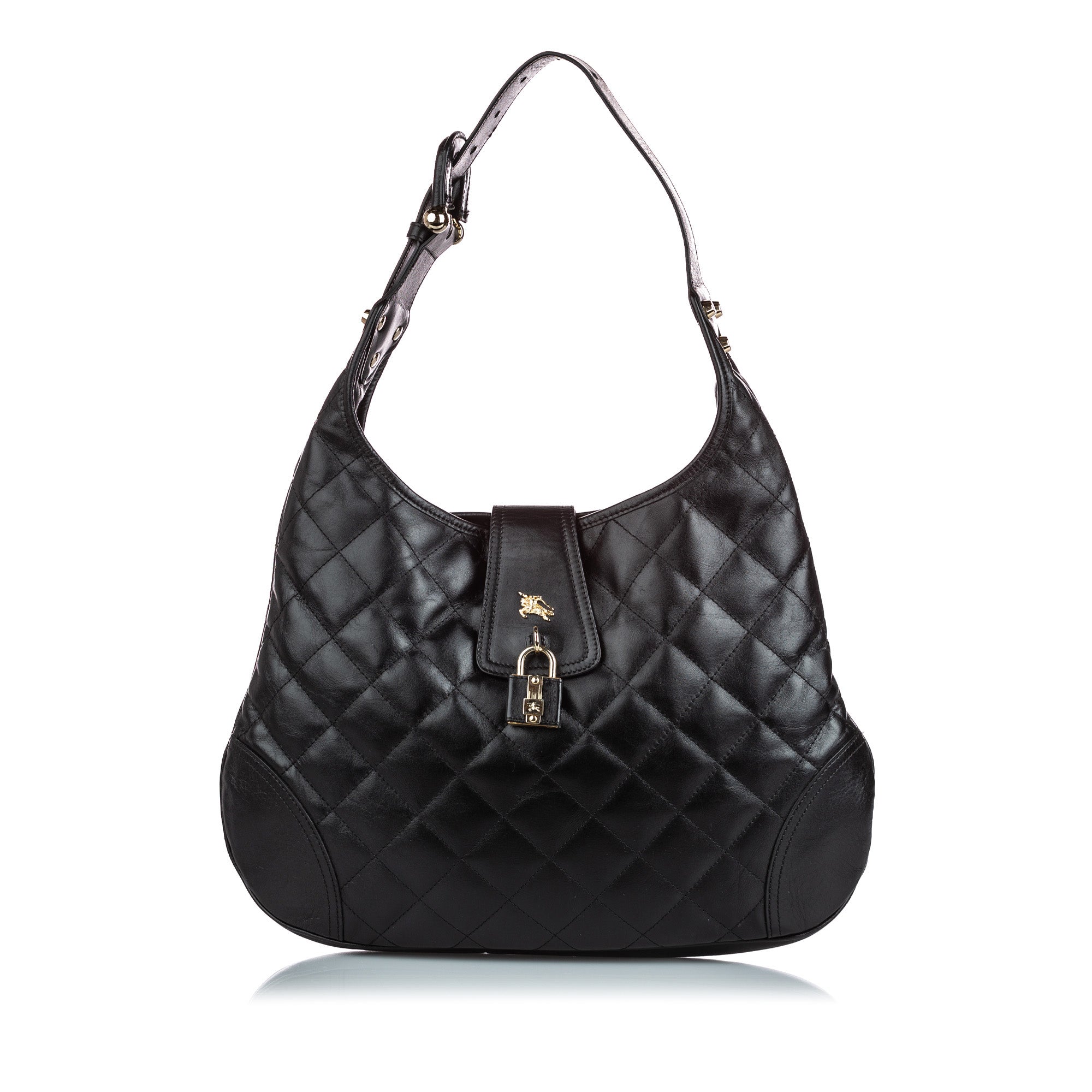 burberry leather hobo bag