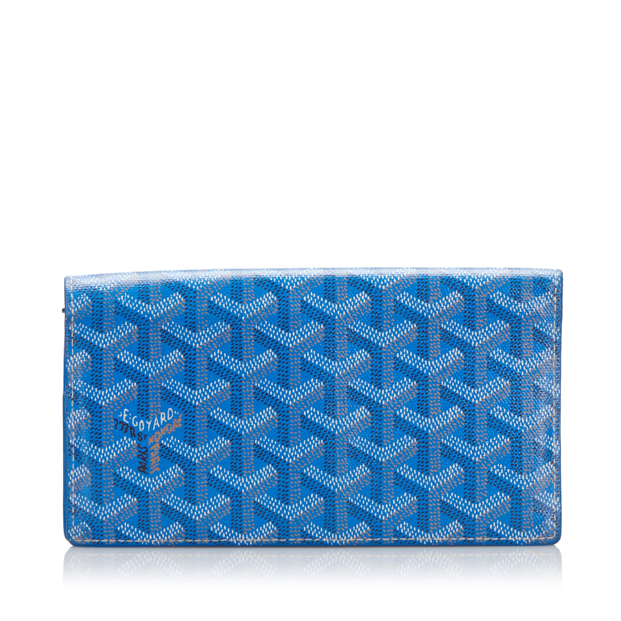 Goyard Blue Laptop Sleeve/Document Sleeve 11.5”x8”