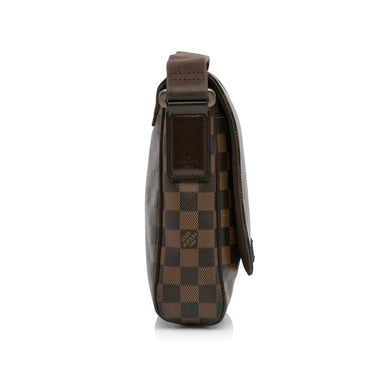 LOUIS VUITTON IPANEMA PM N HANDBAG51294 EBONY DAMIER CANVAS WITH  BANDOULIERE Brown Cloth ref.875156 - Joli Closet