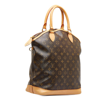 Brown Louis Vuitton Monogram Lockit Vertical Handbag, GottliebpaludanShops  Revival