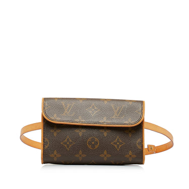 Louis Vuitton Pochette Double Zip Monogram Blooming Flowers Brown/Rose  Ballerine in Coated Canvas/Leather with Gold-tone - US