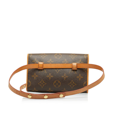 Louis Vuitton Pochette Double Zip Monogram Blooming Flowers Brown/Rose  Ballerine in Coated Canvas/Leather with Gold-tone - GB