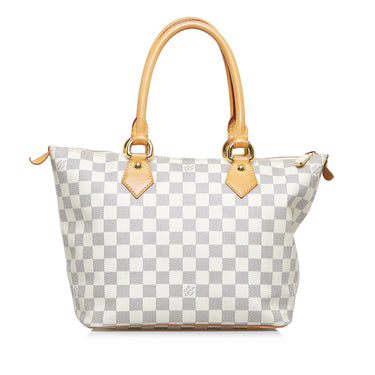 White Louis Vuitton Damier Azur Siracusa PM Crossbody Bag – Designer Revival