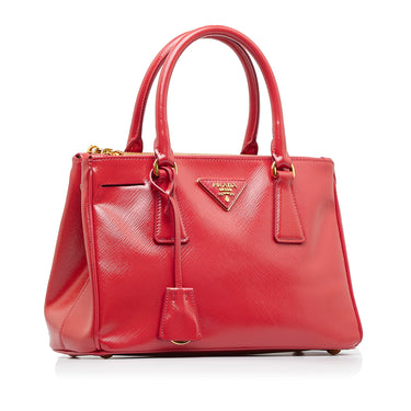 Prada Red Saffiano Leather Large Galleria Tote Bag Prada