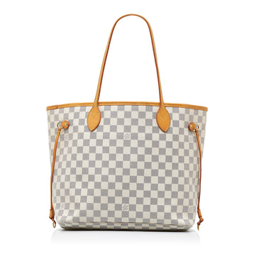 White Louis Vuitton Damier Azur Iena Shoulder Bag – Designer Revival