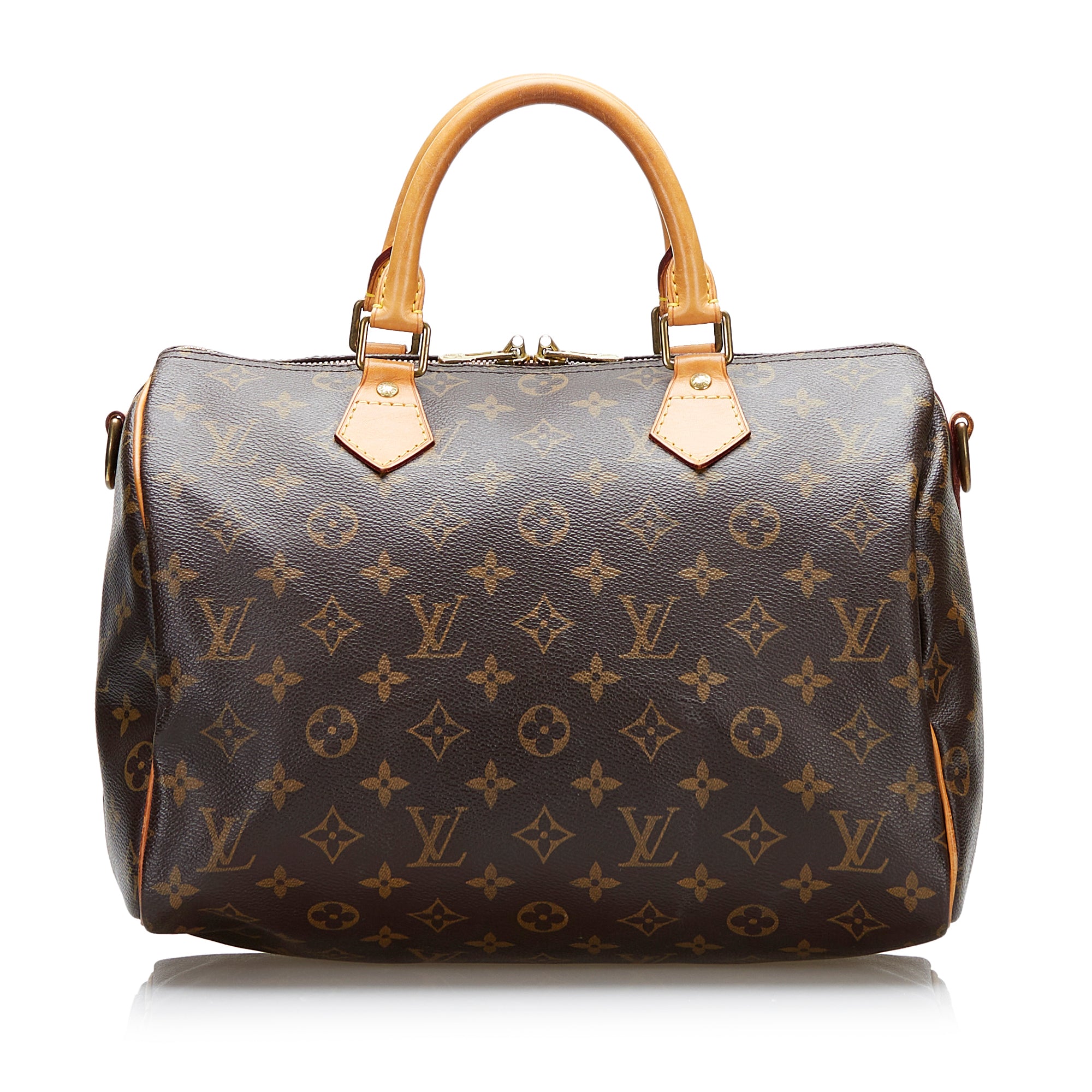 Louis Vuitton - Authenticated Pallas Handbag - Leather Brown for Women, Very Good Condition