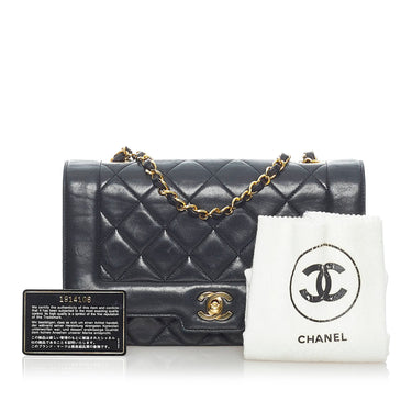 Diana Class Flap Cross Body Bag (Authentic Pre-Owned)  Vintage chanel bag,  Leather crossbody bag, Crossbody bag