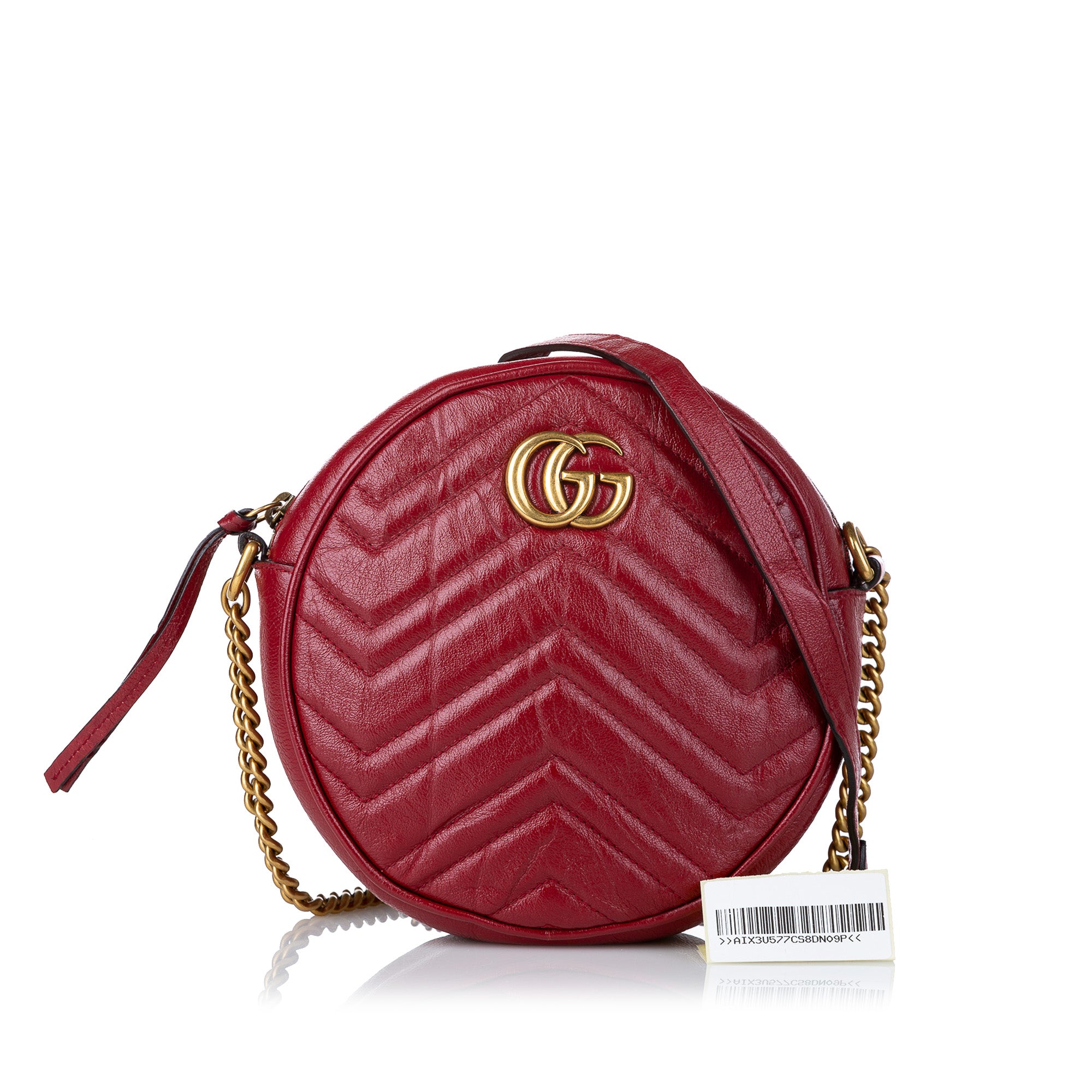 red round gucci bag