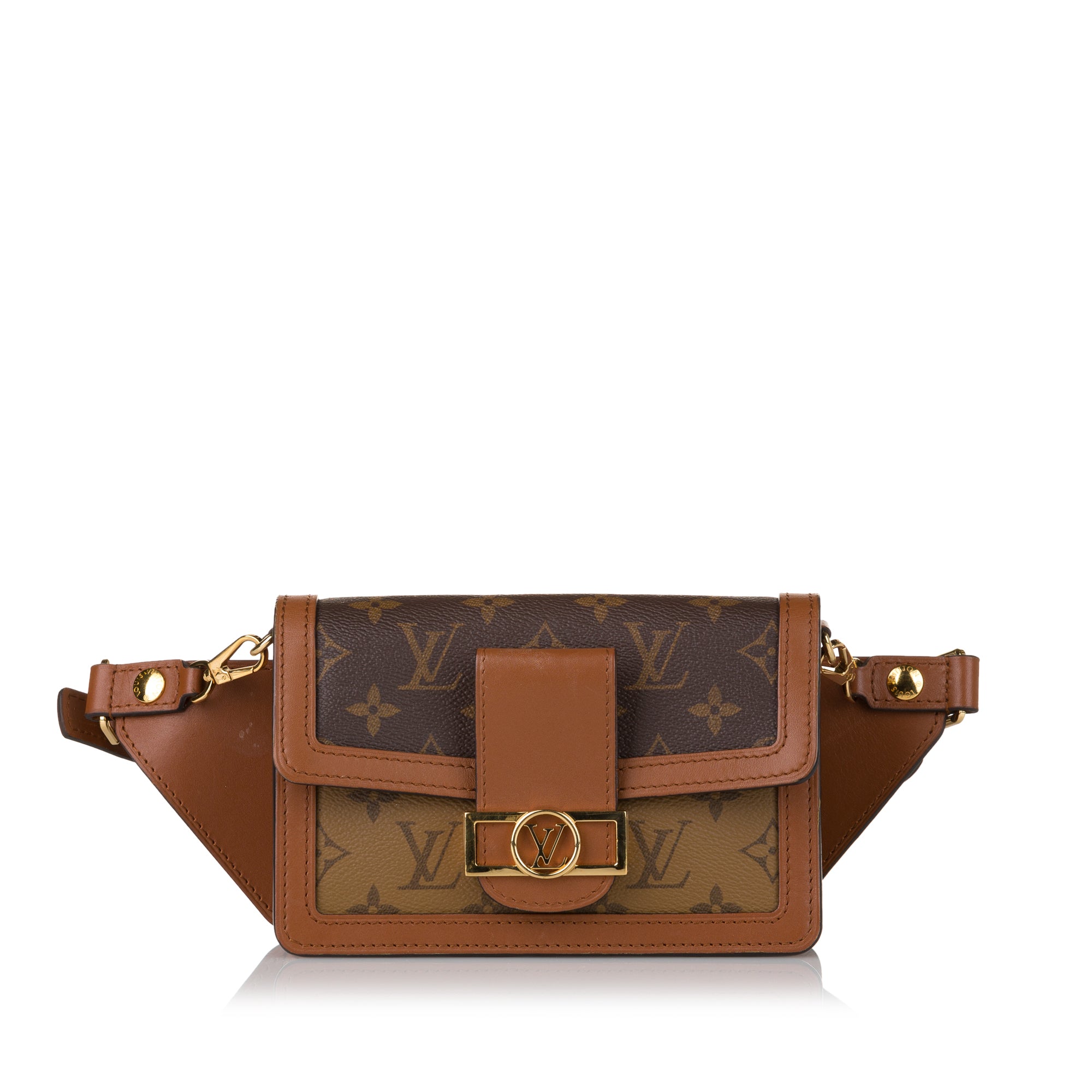 Louis Vuitton Dauphine Mini Adjustable Strap Reverse Monogram.