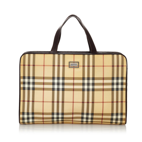 Brown Burberry House Check Handbag Bag – Designer Revival