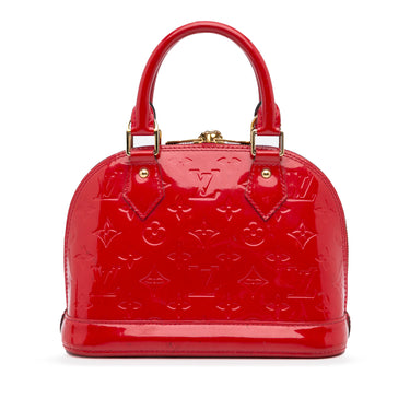 Red Louis Vuitton Monogram Vernis Alma BB Satchel – Designer Revival