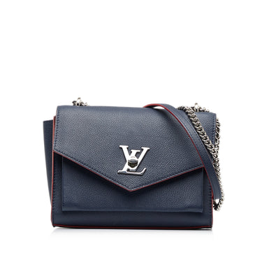 Louis Vuitton - Authenticated Mylockme Handbag - Leather Black Plain for Women, Very Good Condition