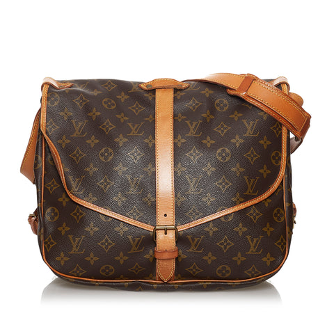 Louis Vuitton Monogram Canvas SAUMUR 35 Bag