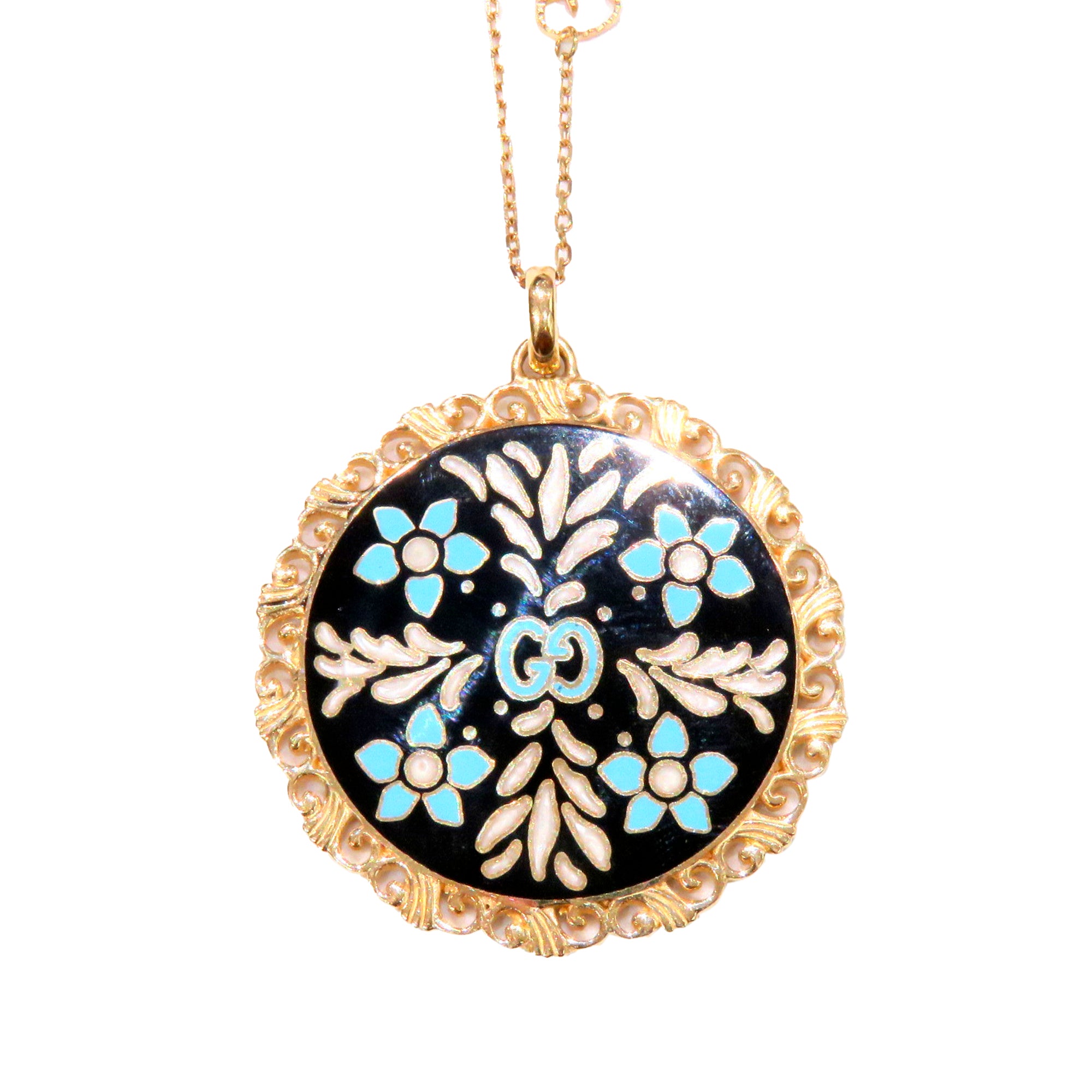 Louis Vuitton, Jewelry, Louis Vuitton 8k Gold Mini Pendant Necklace