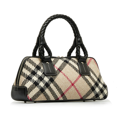 Burberry Supernova Star Check Crossbody Bowling Bag