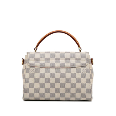 White Louis Vuitton Damier Azur Saintonge Crossbody Bag – Designer Revival