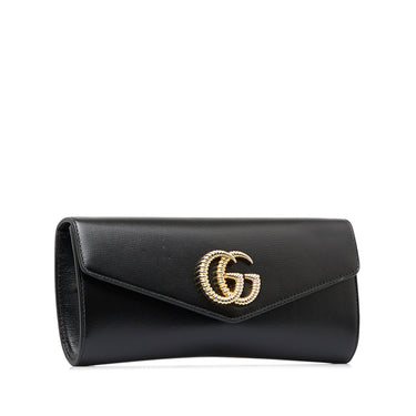 Gucci Microguccissima Leather Clutch Bag Black