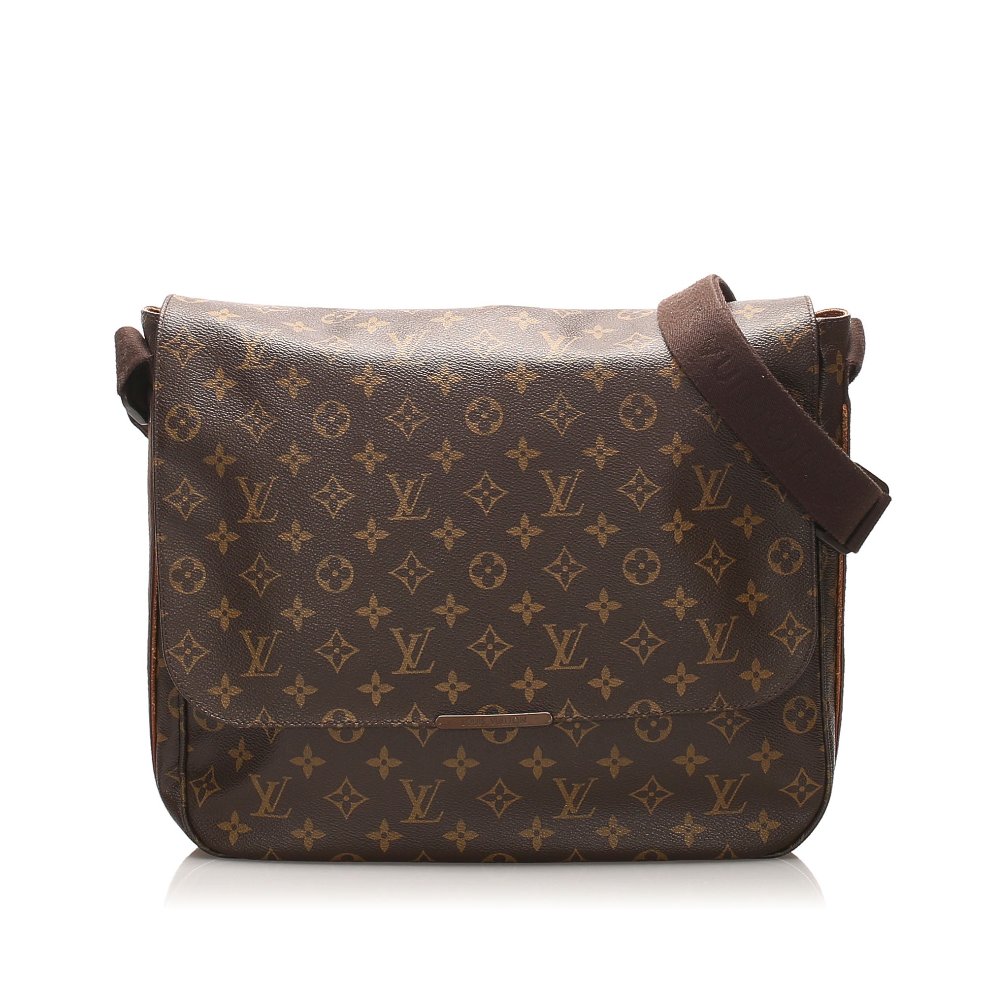 LOUIS VUITTON Segur Monogram Canvas Shoulder Crossbody Bag Brown