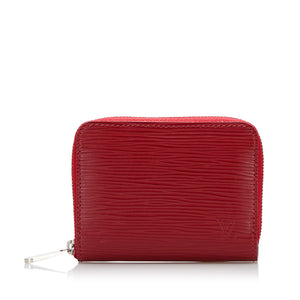 RvceShops Revival  Red Louis Vuitton Vernis Zippy Coin Pouch